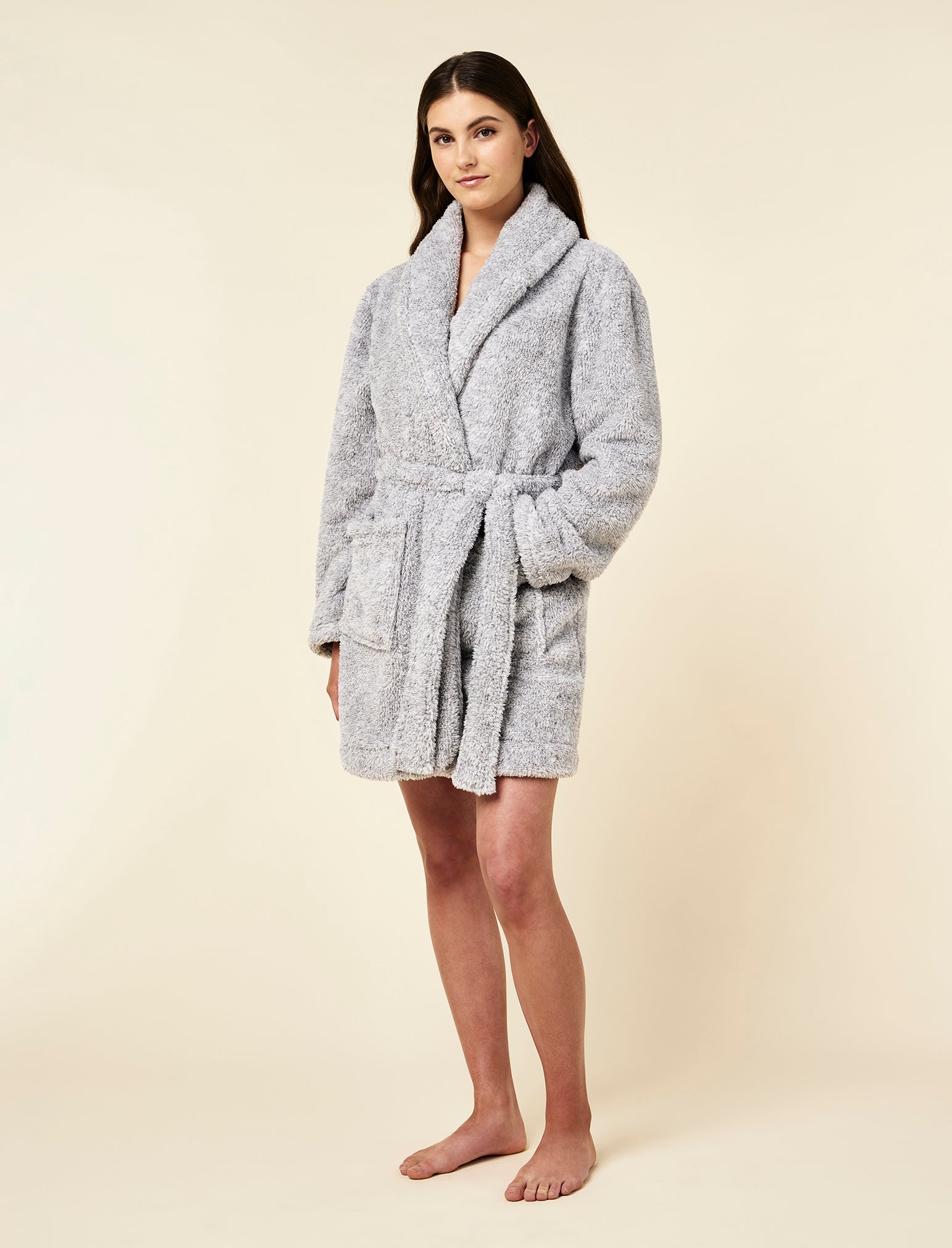 Cosy Short Plush Robe
