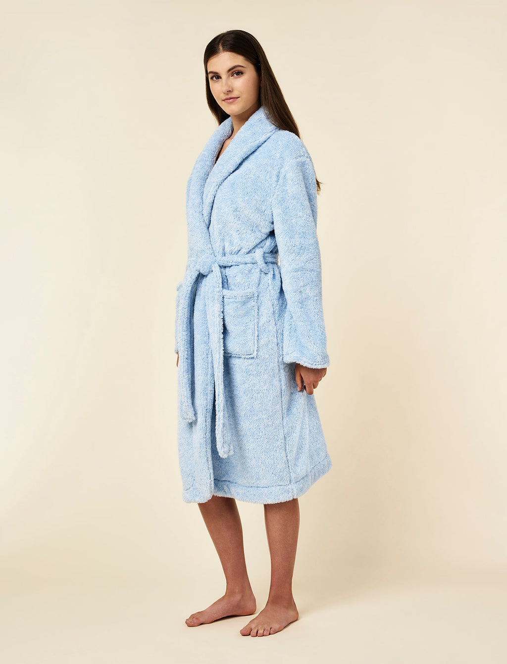 Cozy Plush Mid-Length Robe