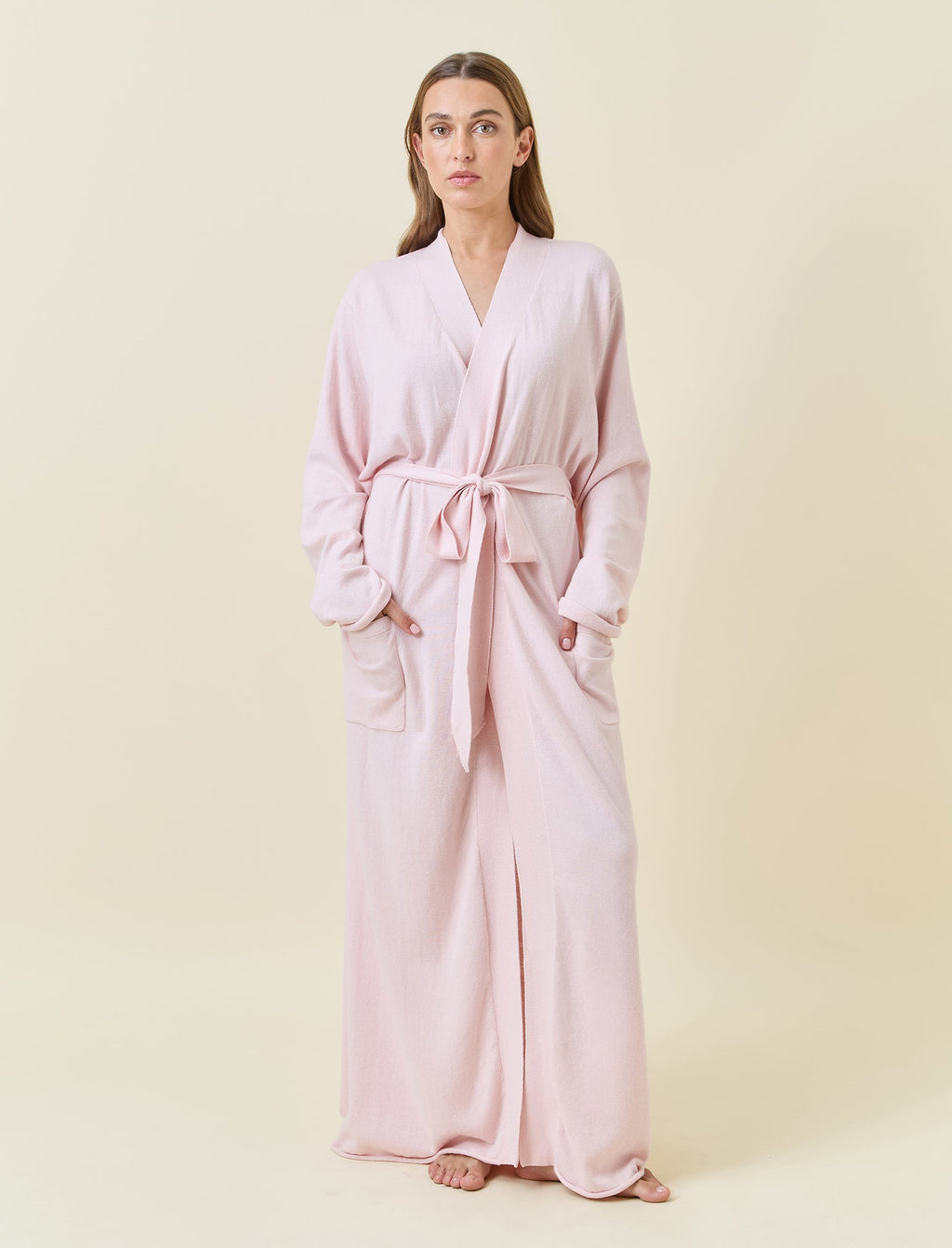 Cotton Cashmere Maxi Robe