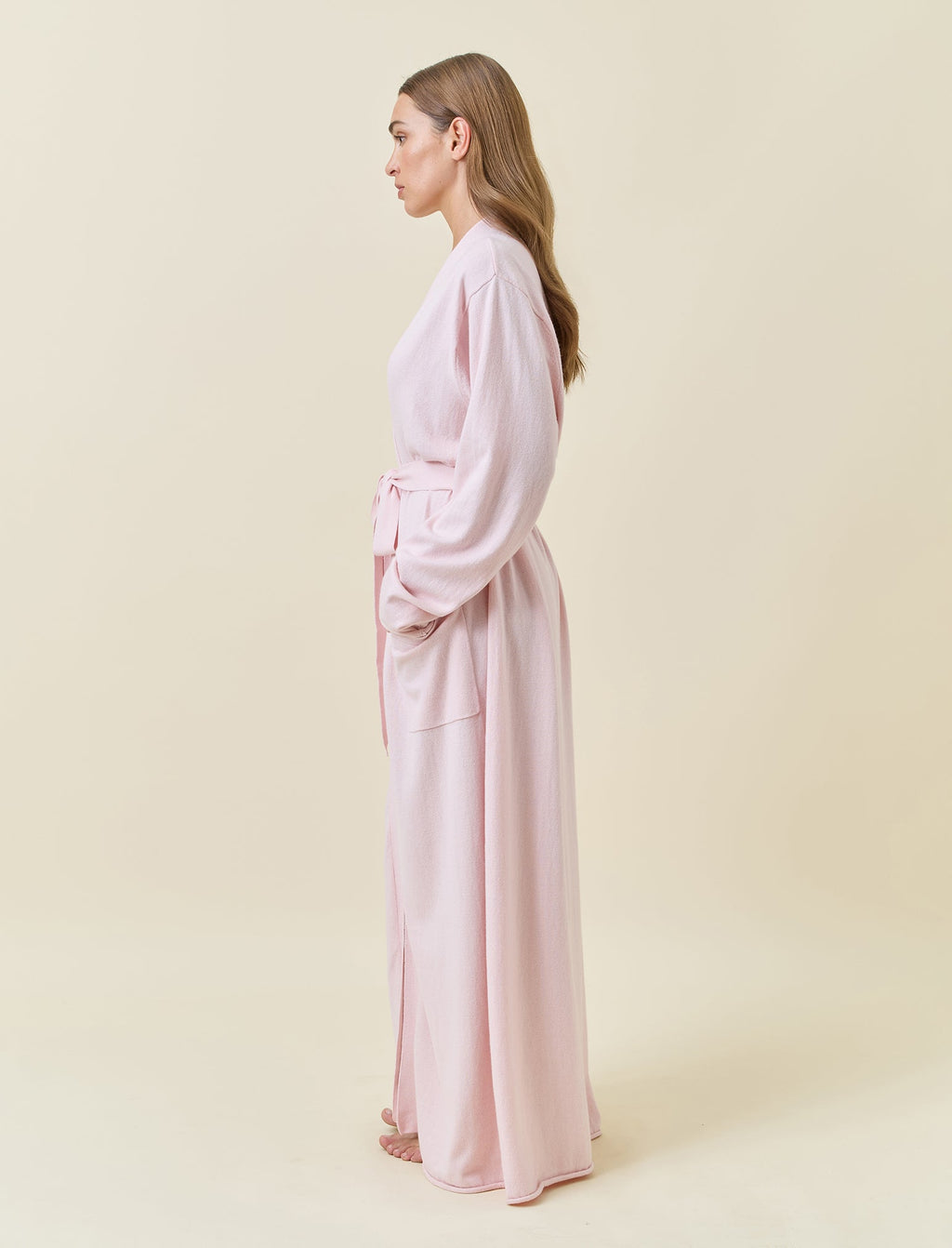 Cotton Cashmere Maxi Robe