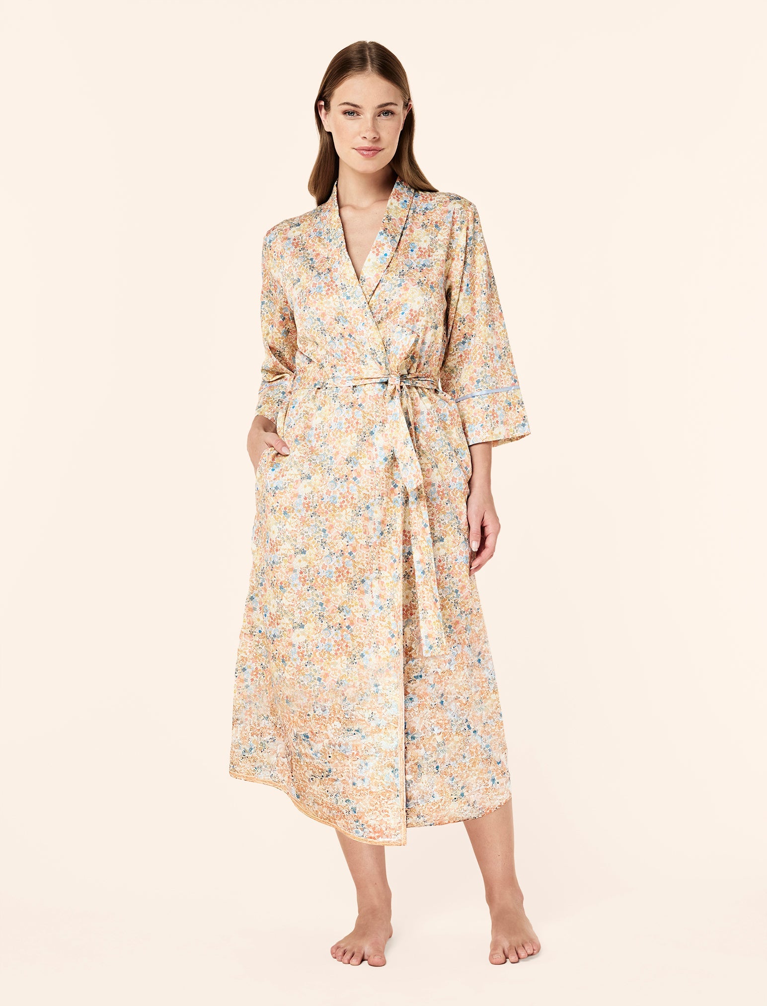 Carly Floral Maxi Robe