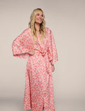 Molly Sims Cotton Kimono Maxi Robe